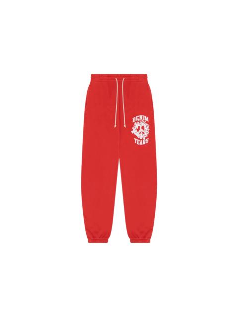 DENIM TEARS Denim Tears Cotton Wreath Peace University Sweatpant Red