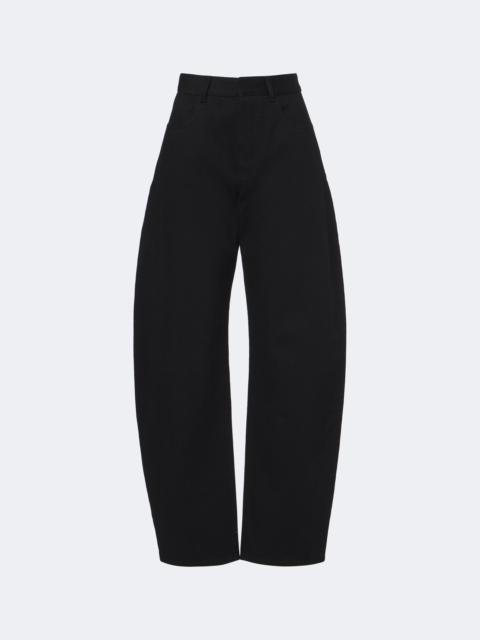 Alaïa High-rise barrel-leg jeans