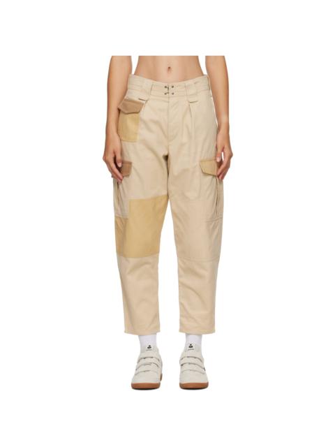 Isabel Marant Étoile Beige Renzae Cargo Pants