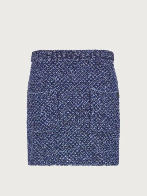 FERRAGAMO KNITTED MINI SKIRT
