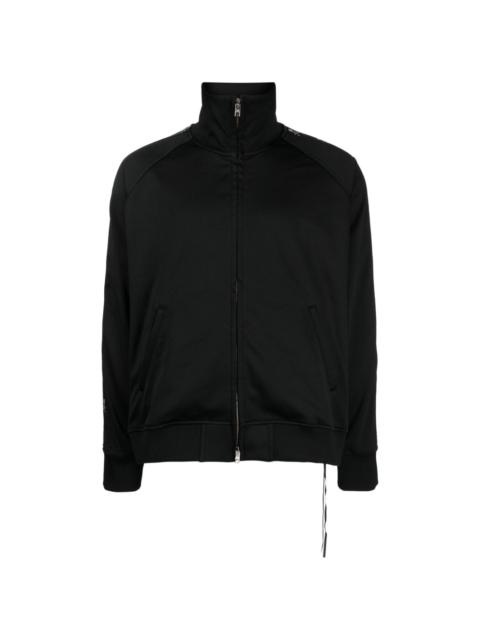 logo-tape panelled jacket