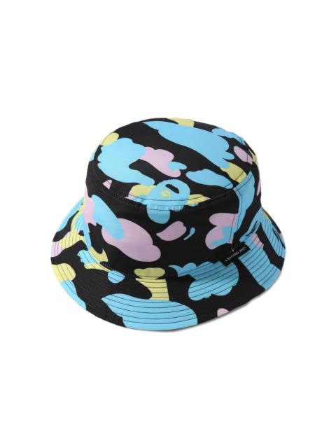 BAPE New Multi Camo Bucket Hat 'Black'