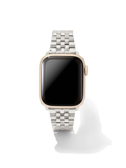 KENDRA SCOTT Alex 5 Link Watch Band in Silver Stainless Steel