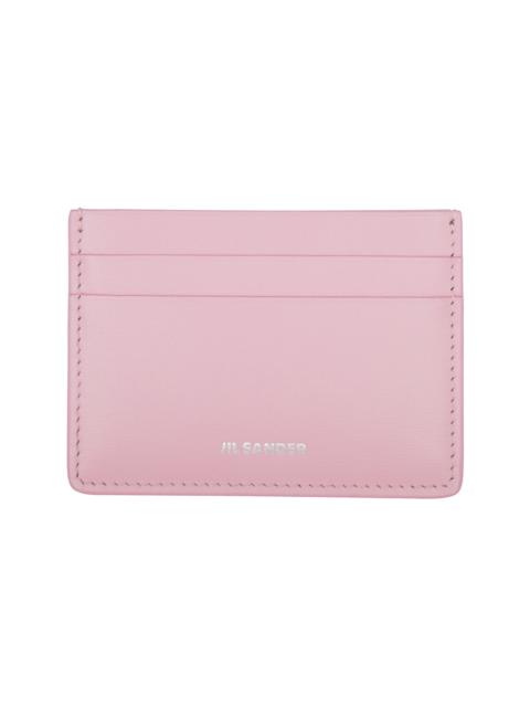 Jil Sander Pink Leather Card Holder