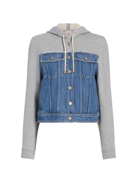 Cinq à Sept Sutton hooded denim jacket