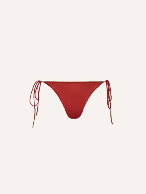 MAGDA BUTRYM String tie swim bottom in rust