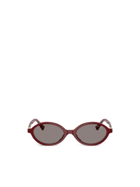 Miu Miu Regard oval-frame sunglasses