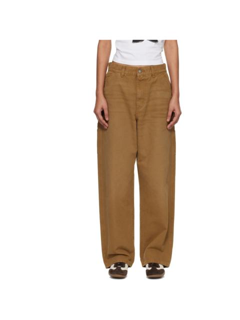 Carhartt Tan Brandon Single Knee Jeans
