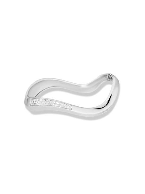 STONE AND STRAND LAB-Created Contour Knife Edge Stacking Bangle