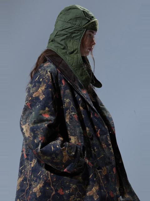 R13 OVERSIZED SHAWL LAPEL COAT