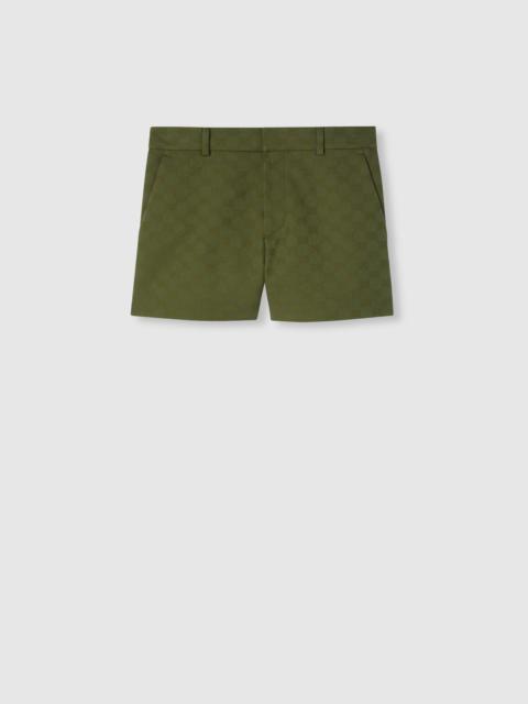 GUCCI GG cotton gabardine shorts