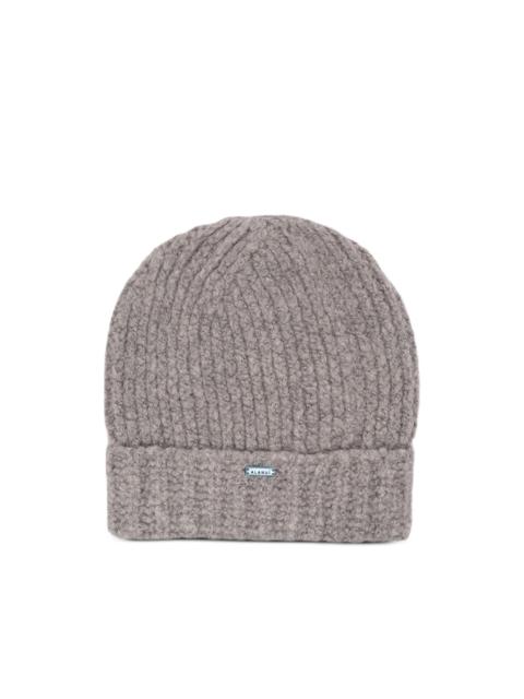 Alanui ribbed-knit cashmere beanie hat