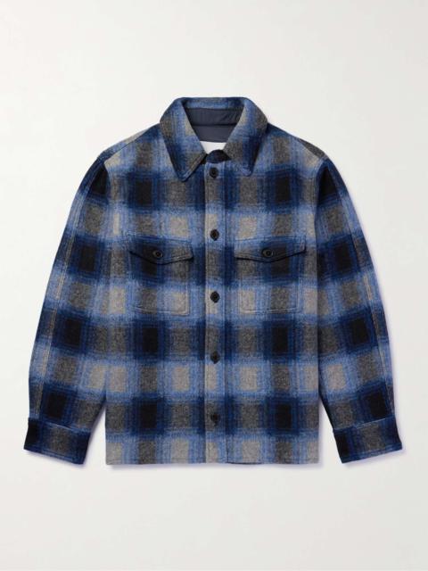 Isabel Marant Kevron Checked Flannel Shirt Jacket