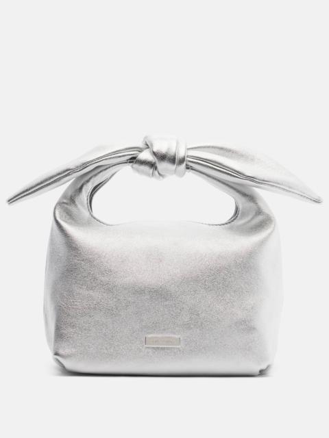 AQUAZZURA Bow Tie Mini leather top-handle bag