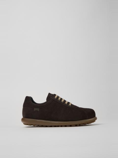 CAMPER Pelotas Gray nubuck shoes for men