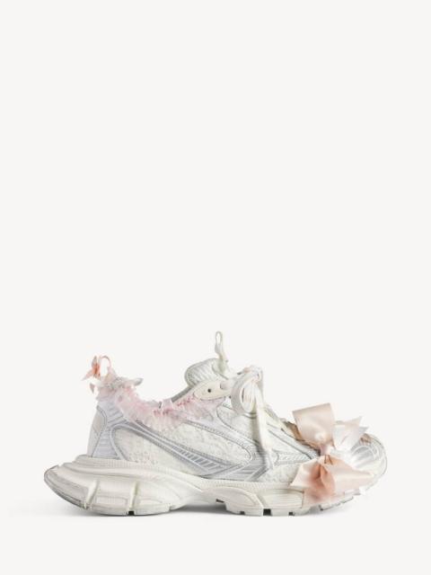 BALENCIAGA Women's 3xl Lace Sneaker in White/light Pink
