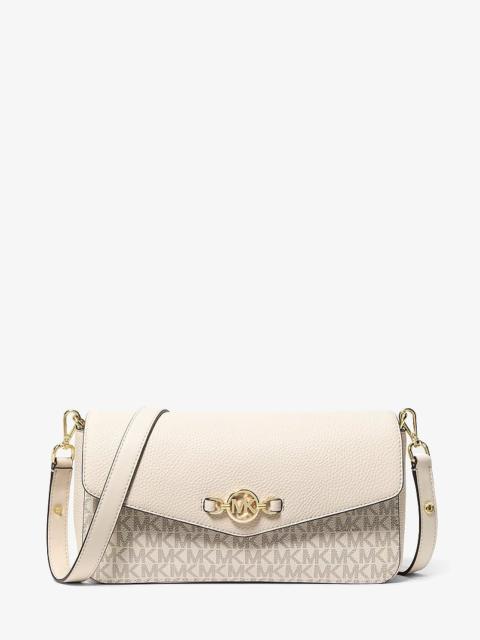 MICHAEL KORS Kacey Medium Signature Logo Shoulder Bag