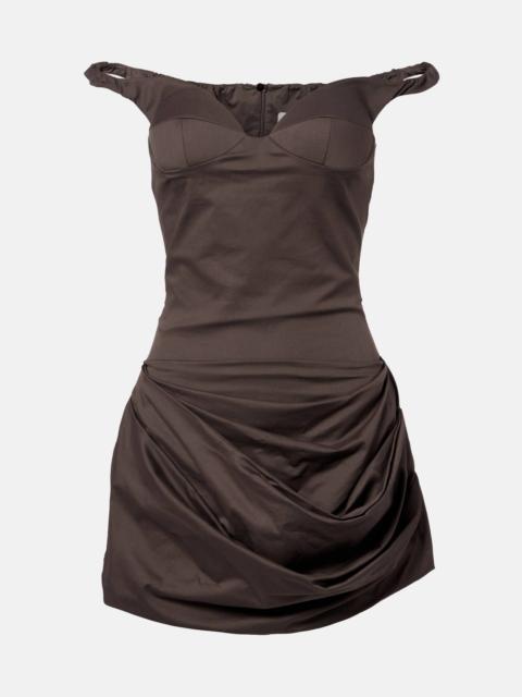 MAGDA BUTRYM Cotton-blend minidress