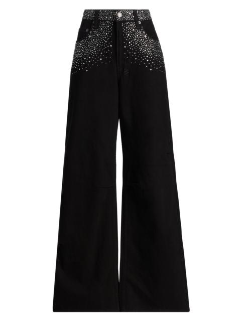 Ksubi Women's Ksuper Renaissance Wide-Leg Jeans - Black