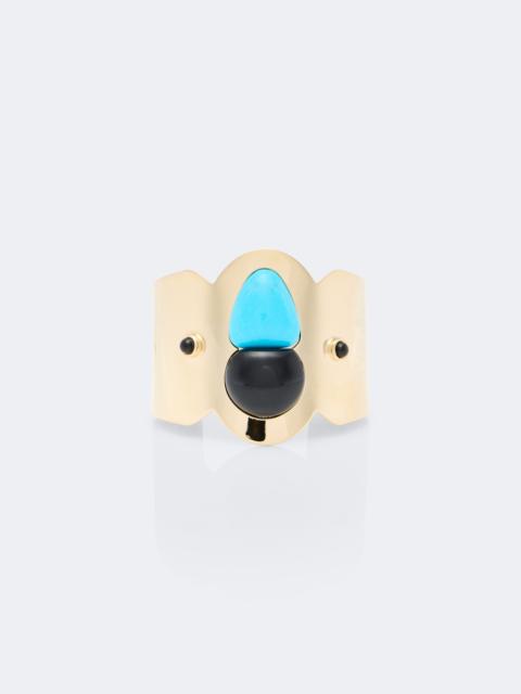 La DoubleJ Crystal-embellished cuff