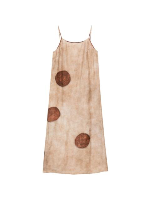 UMA WANG Anaya dotted midi dress