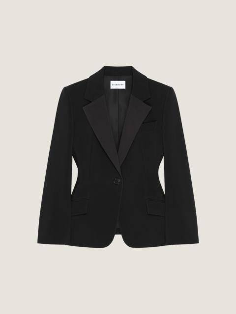 Givenchy SINGLE-BREASTED TUXEDO JACKET IN WOOL