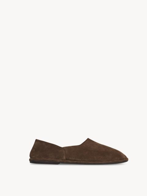 The Row Canal Slip On in Suede