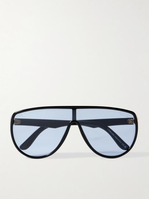 TOM FORD Achilles Aviator-style Acetate Sunglasses