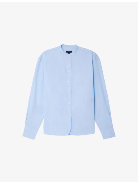 soeur Bermudes Oversized-Fit Cotton-Poplin Shirt