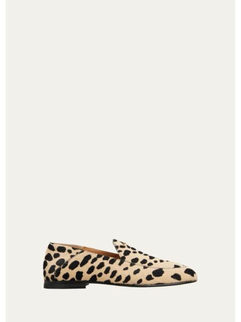 Tod's Men's Pony Effect Leather Mule Loafers