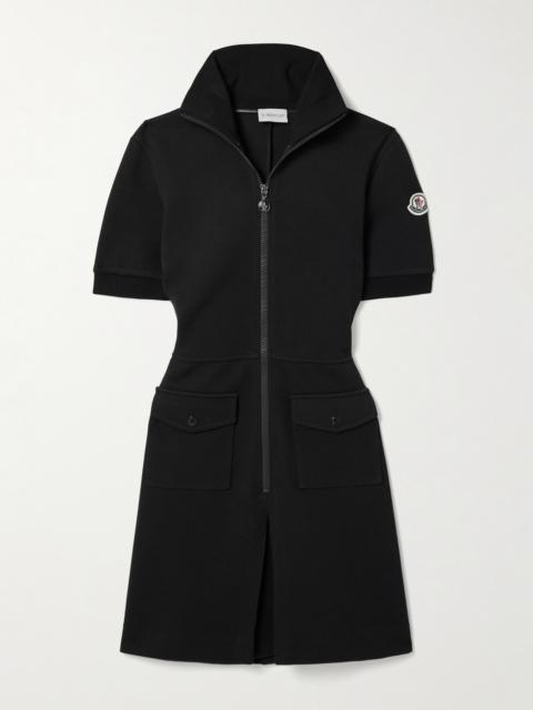 Moncler Cotton-blend Piqué Mini Dress