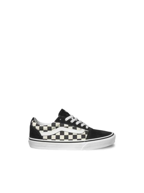 Vans checkerboard stripe sneakers