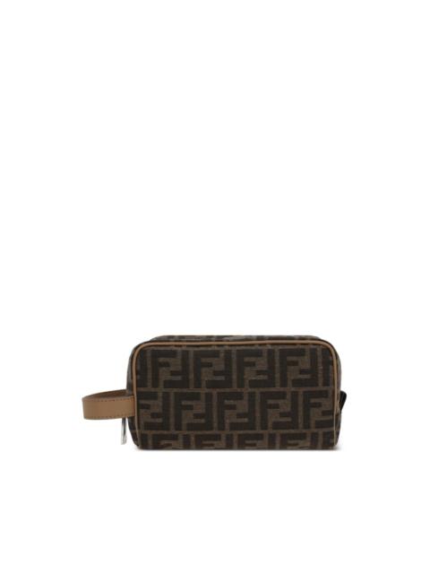 FENDI small FF-jacquard wash bag