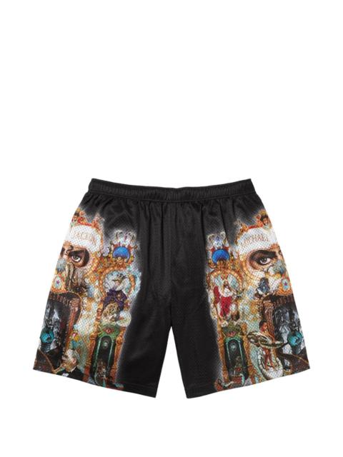 Supreme x Michael Jackson graphic-print short