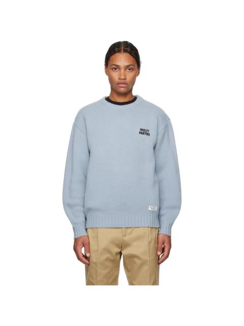 WACKO MARIA Blue Classic Knit Sweater