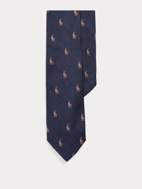 Polo Ralph Lauren Polo Pony Silk Repp Narrow Tie