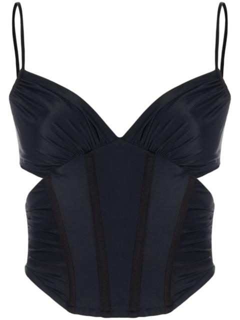 MISBHV cut-out corset top