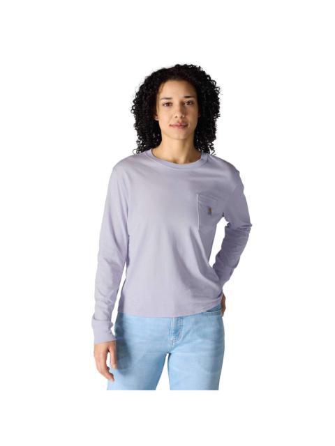 Carhartt Women's TENCEL™ Fiber Series Loose Fit Long-Sleeve Crewneck Pocket T-Shirt