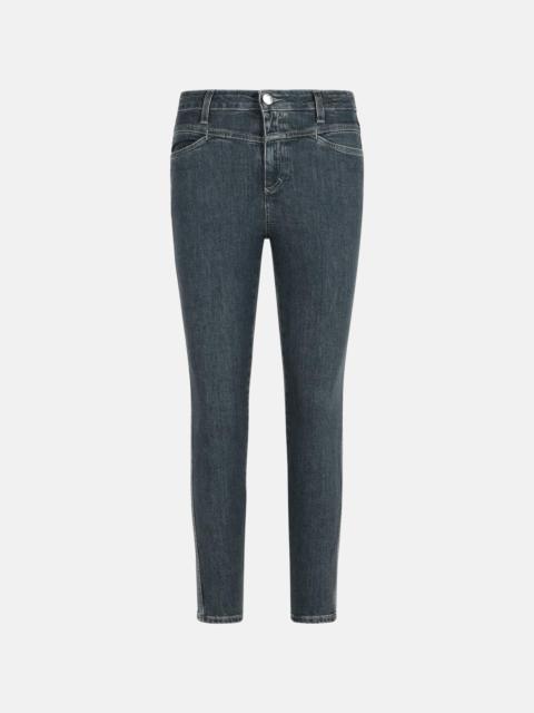 CLOSED 'SKINNY PUSHER' MEDIUM GREY COTTON JEANS
