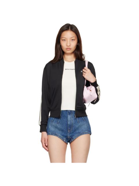 Palm Angels Black Classic Logo Track Bomber Jacket