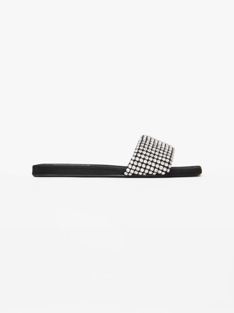 Alexander Wang ANYA CRYSTAL SLIDE SANDAL
