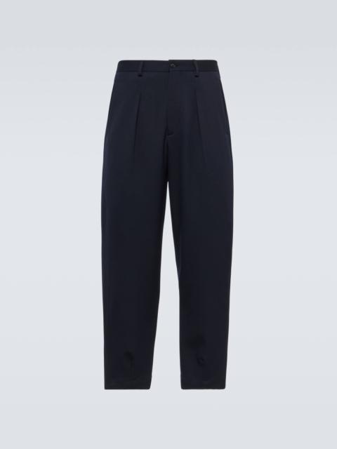 GIORGIO ARMANI Wool straight pants