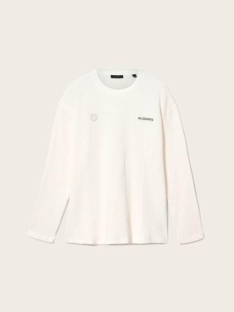 ALLSAINTS EMBLEM OVERSIZED LONG SLEEVE T-SHIRT