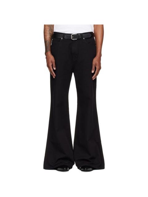 LU'U DAN Black Denim Phat Jeans