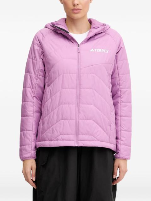 adidas quilted hooded jacket