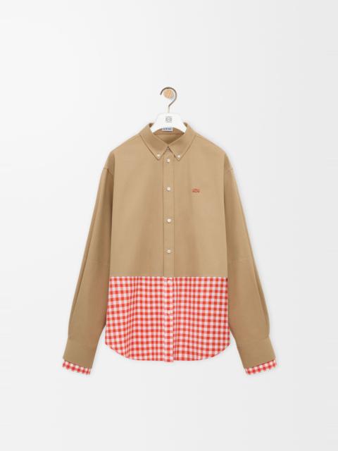 Loewe Shirt in cotton twill and poplin