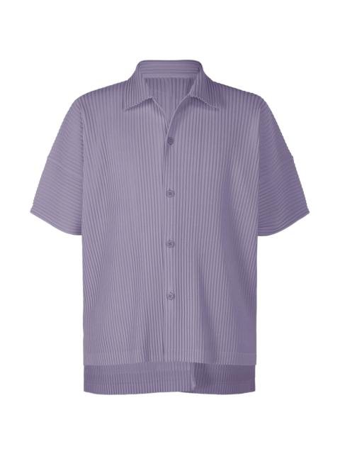 PLEATS PLEASE ISSEY MIYAKE 半袖シャツ　パープル PLEATS PLEASE ISSEY MIYAKE – ISSEY MIYAKE ONLINE STORE