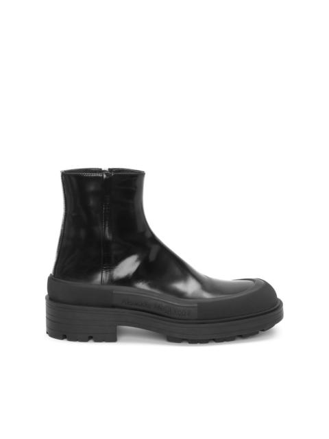 Alexander McQueen ankle leather boots