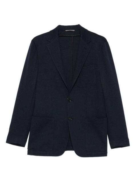 Canali patch-pocket two-button blazer