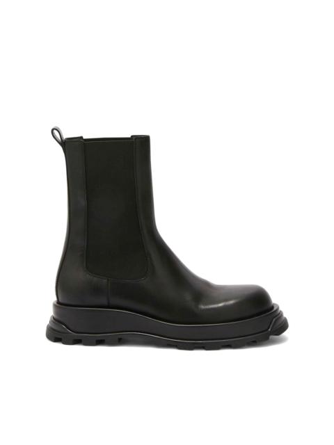 Jil Sander leather ankle boots